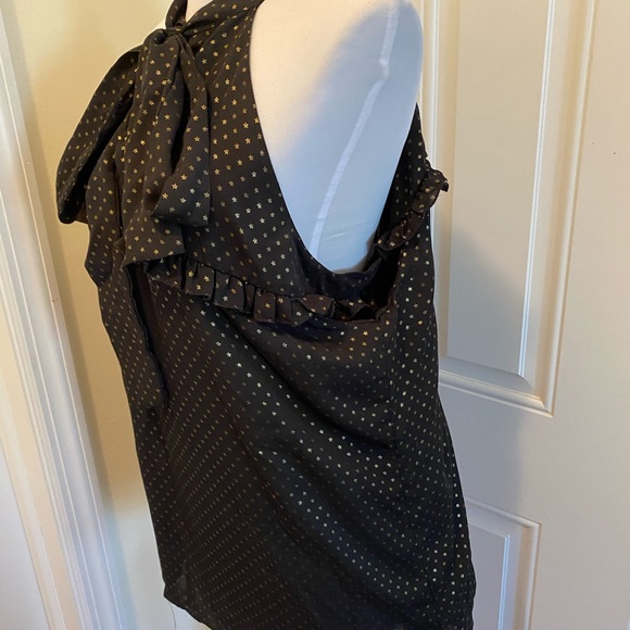 Supply & Demand Gold Star Cold Shoulder Blouse New - Picture 9 of 12